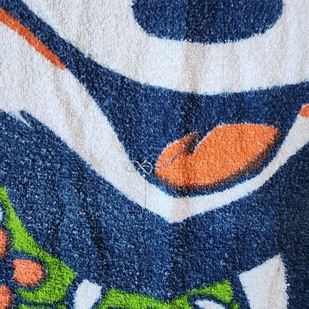 Vtg‎ 70s/80s MICKEY MOUSE Retro Beach/Bath Towel Fringe Edge 55